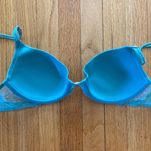 3/$15 Victoria's Secret Angels Turquoise Lined IPEX Bra.  34B, Full Coverage - Picture 4 of 8